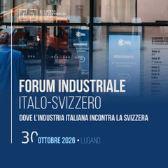 Benati Enrico espositore al Forum Industriale Italo-Svizzero 2026, 30 ottobre a Lugano